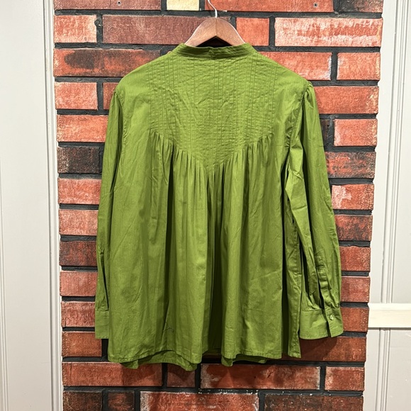 liz claiborne green blouse - Picture 3 of 8
